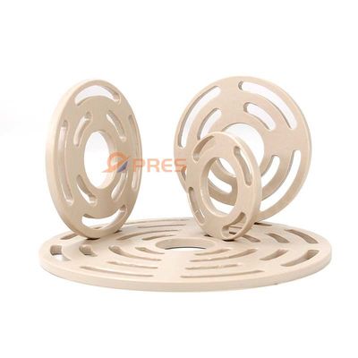 Guter Preis Chemische Abrasionsbeständigkeit Kunststoff PEEK Teile Ventilplatte OEM Online